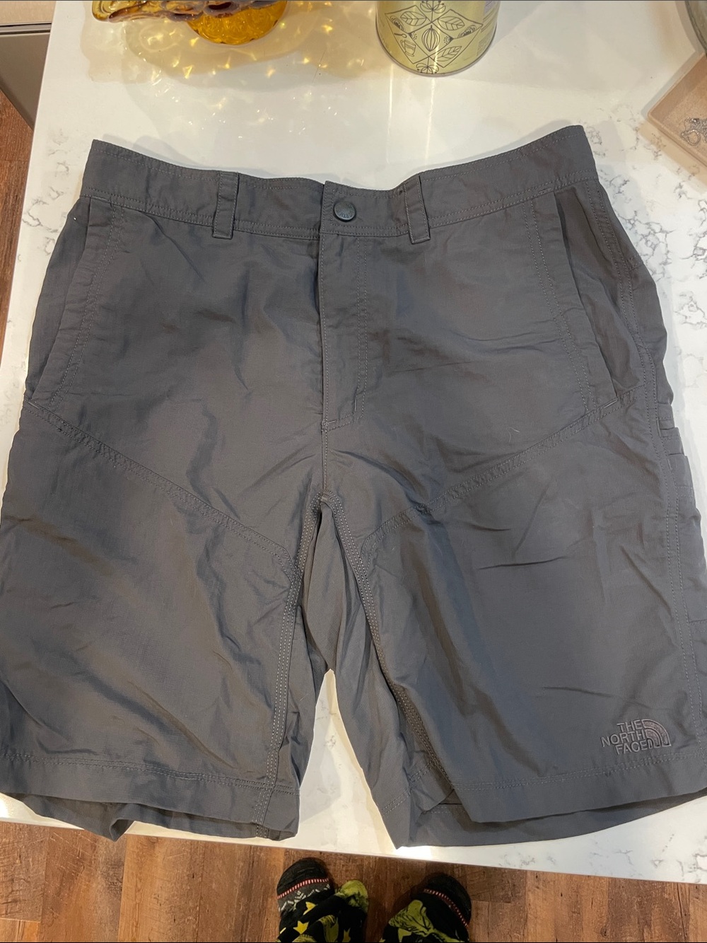 LIKE NEW The North Face Men's Gray Performance Hiking Shorts